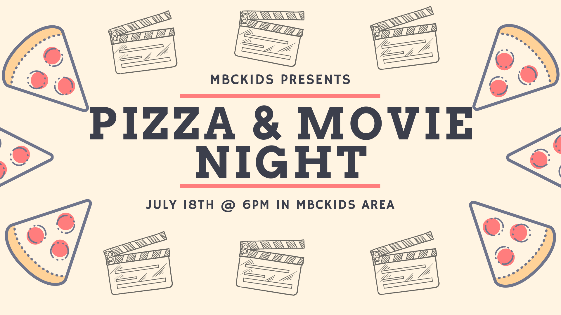 Kids Pizza & Movie Night