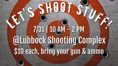 Let’s Shoot Stuff!