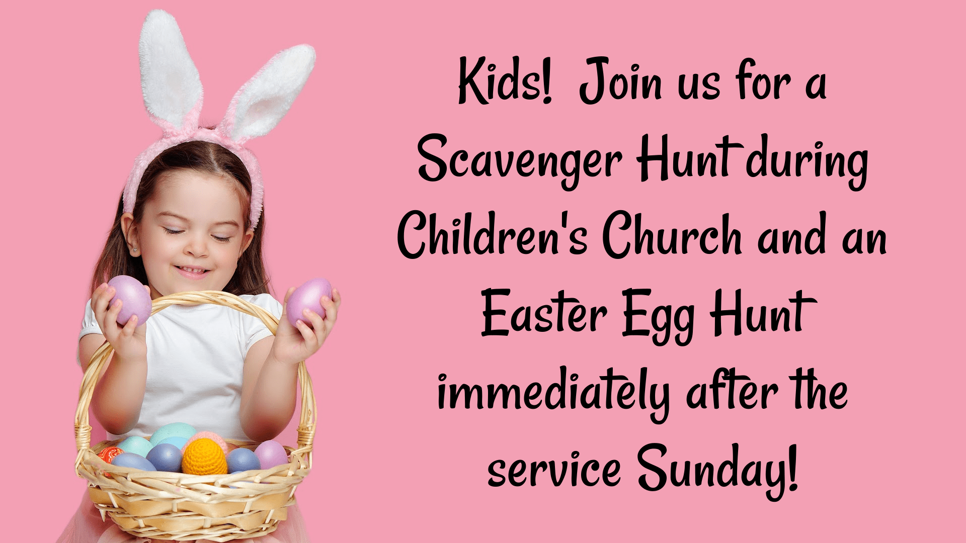Easter Sunday for Kids!