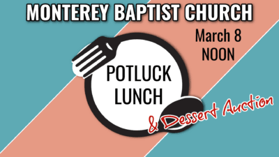 Potluck Lunch/Dessert Auction