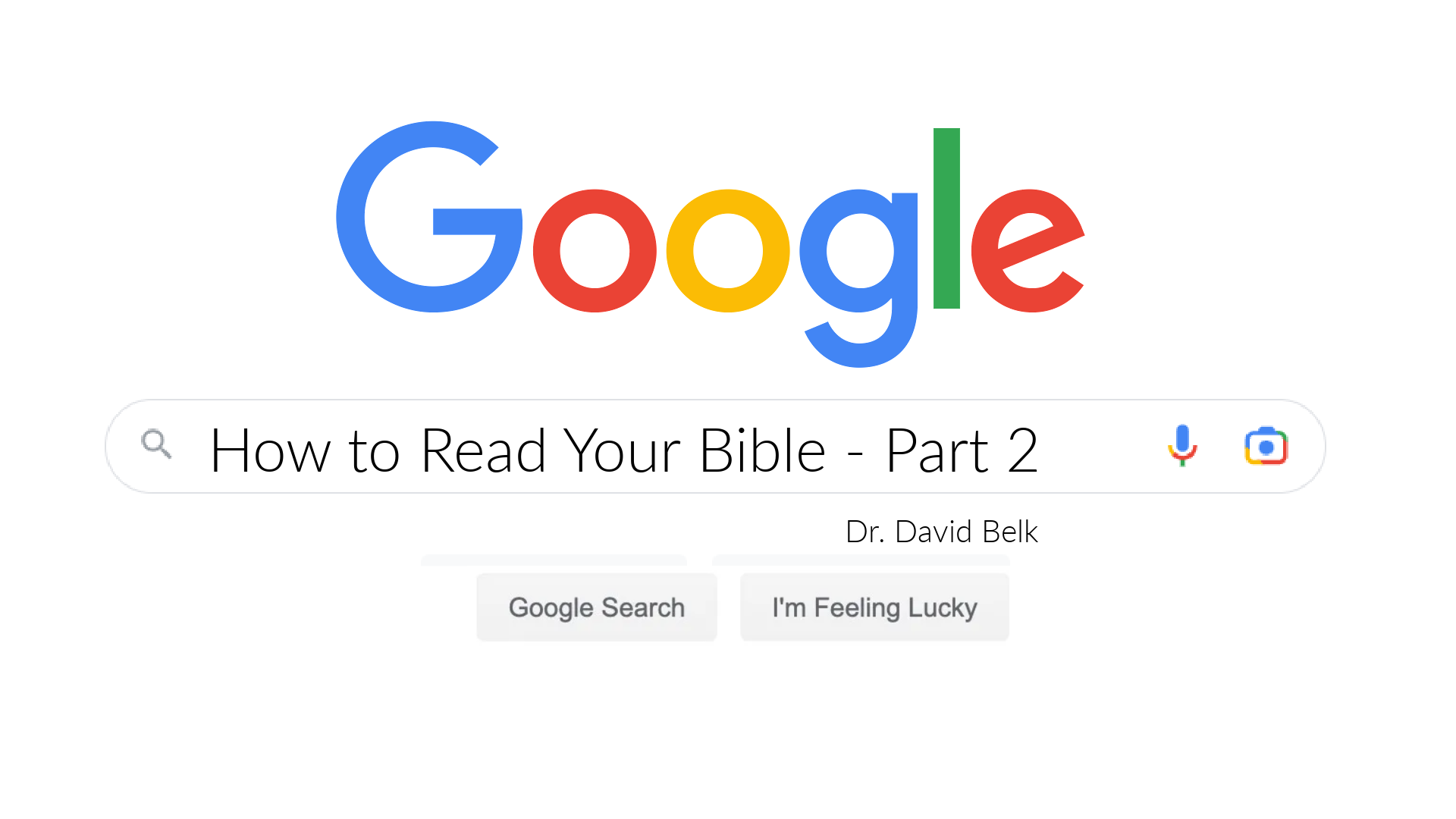 How to Read Your Bible – Part 2