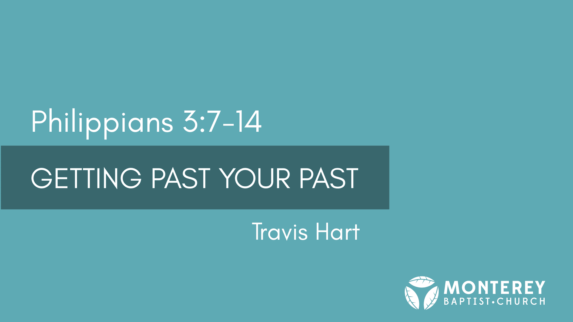 Getting Past Your Past