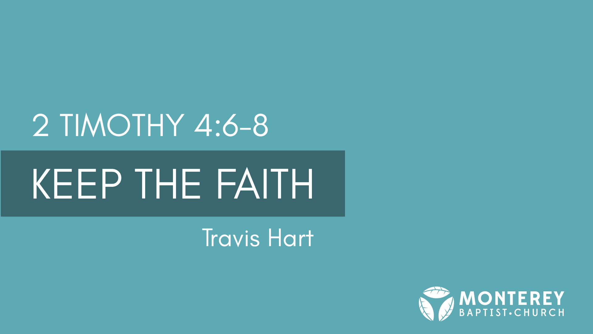 Keep the Faith