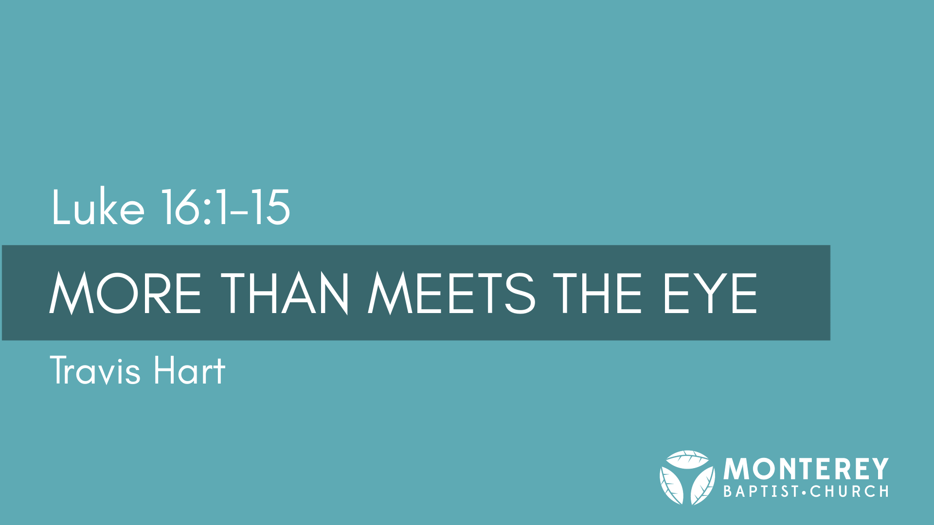 More Than Meets the Eye